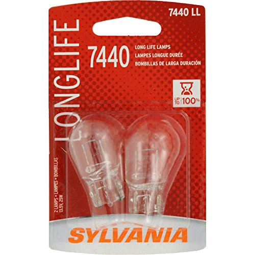 SYLVANIA 7440 Long Life Miniature Bulb (Contains 2...