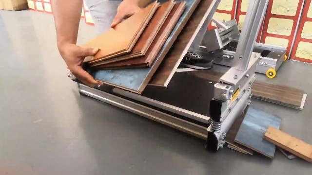 13" Heavy Duty Pro Laminate/Vinyl Floor Cutter For Engineered Floor, Laminate, H/MDF, LVP/T, VCT, SPC, WPC, PVC, Siding And More; Up To11/16 ( 17mm) Thk; Super Powerful Cutter! 1-Year Warranty