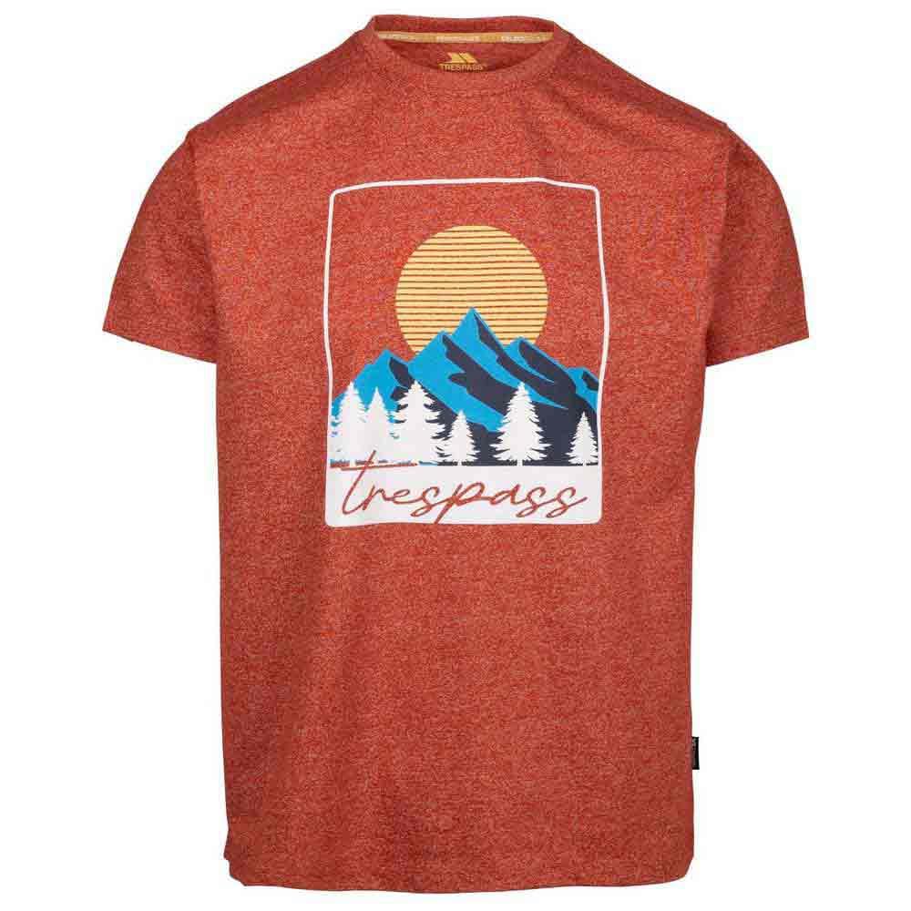 Trespass Mens Casual Fit T-Shirt Printed Design QuickDry Top Idukki