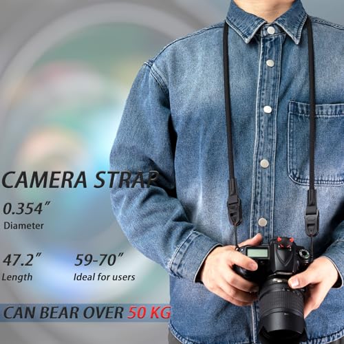 Camera Strap Rope,Quick Release Vintage Cute QD Nylon Neck Shoulder Straps for Photographers Film DSLR