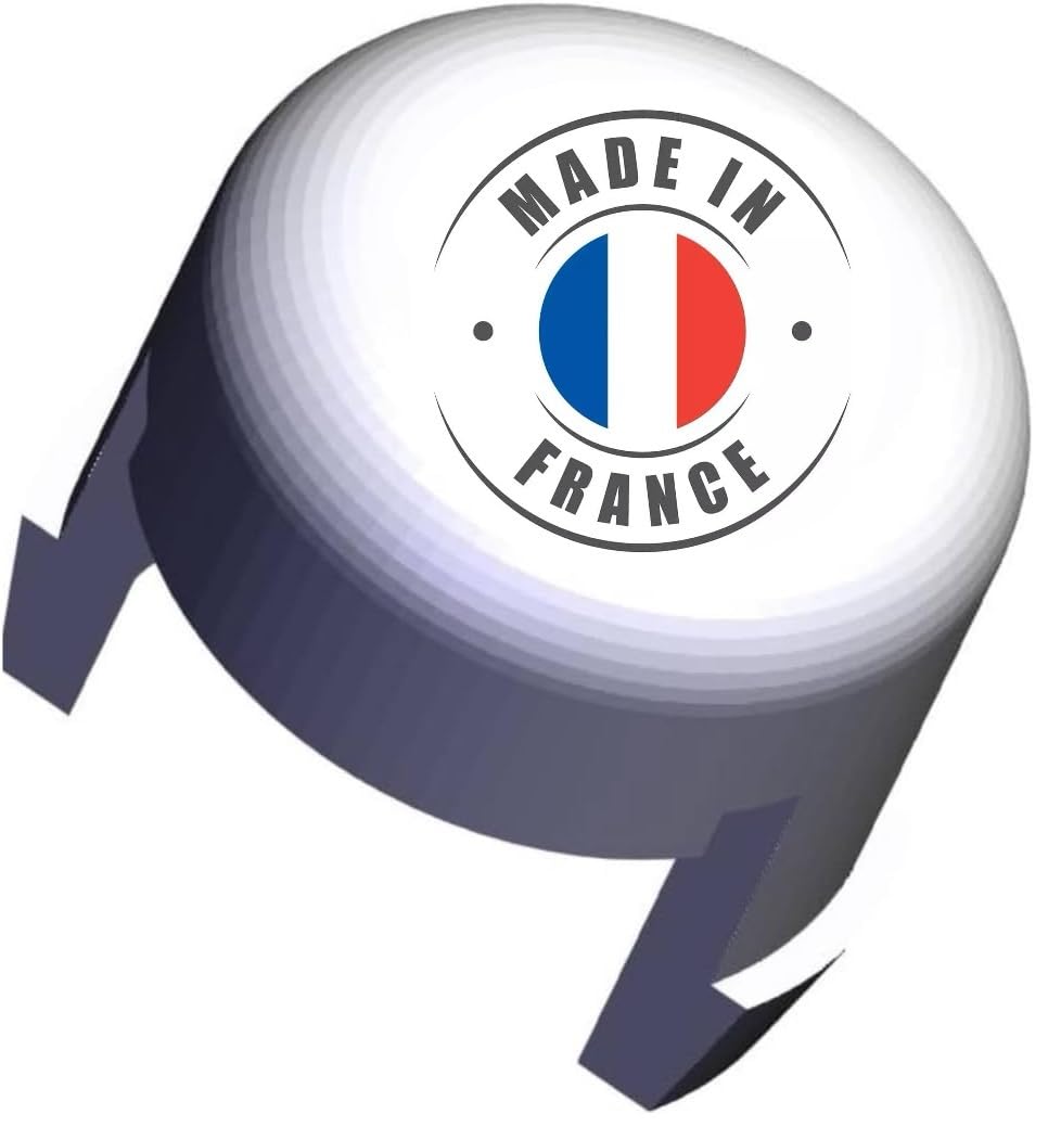Bottone Pulsante bianco per passeggino Yoyo / Yoyo+ / Yoyo² Babyzen che permette di chiudere il manubrio - Bottone snodo manubrio - Colore ricambio: BIANCO X 2