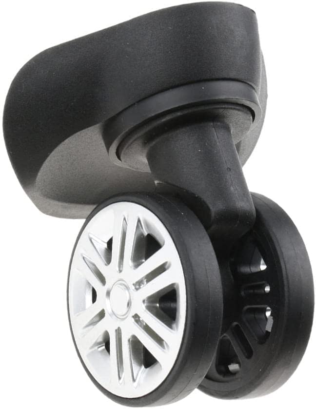 Spinner Caster,Swivel Wheels Replacement,1 Pair A09 Swivel Dual Roller Wheels Suitcase Luggage Replacement Casters for Travelling Bag
