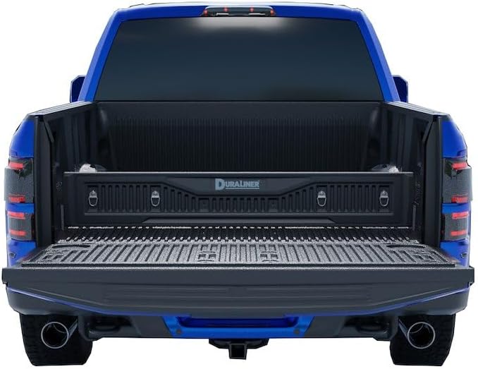 Bed Cargo Divider | Plastic Bed Liners Tonneau Covers | Black | Compatible With 2015-2023 Ford F-150 | 2017-2022 Ford F-250 Super Duty