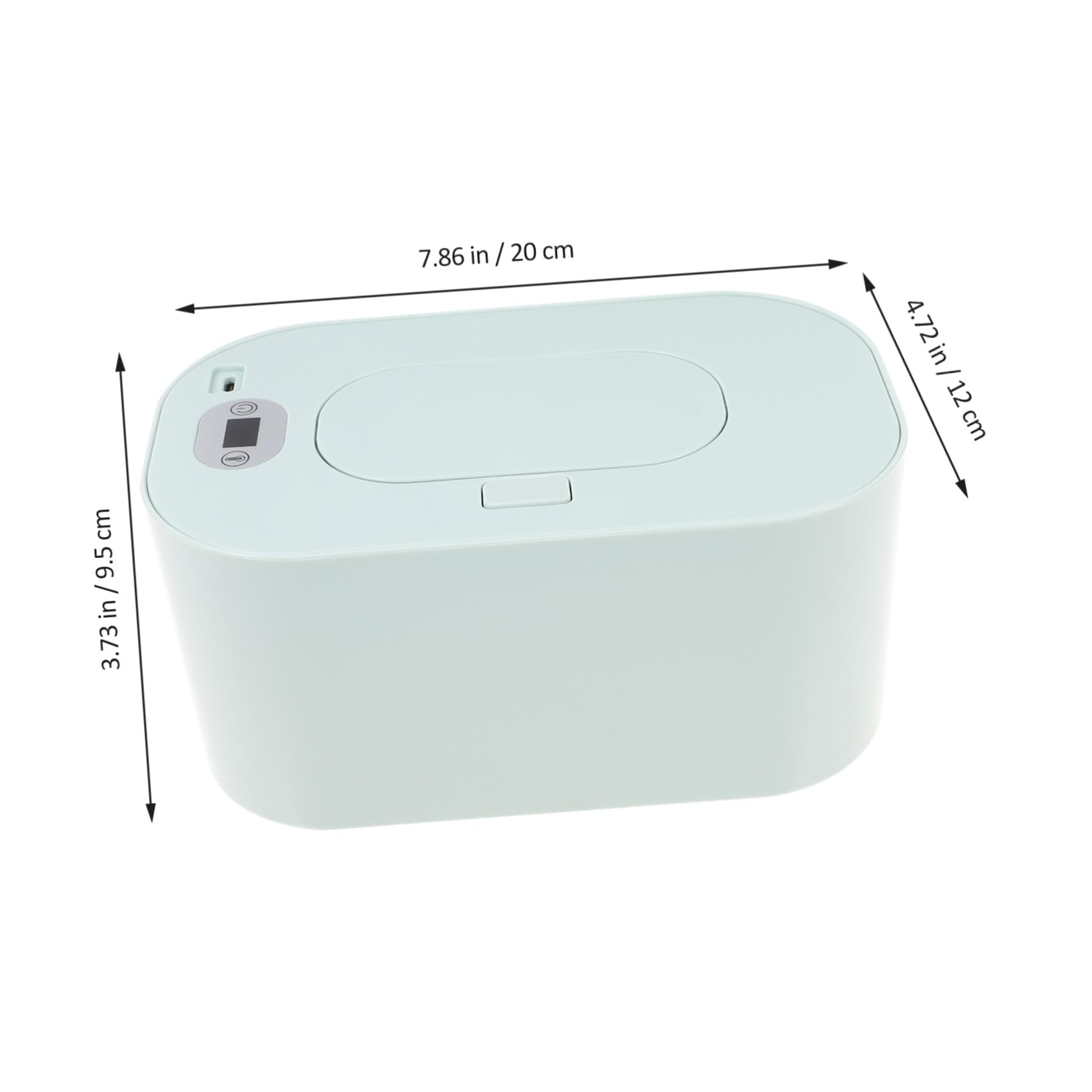 Holibanna Calentador de Pañuelos Húmedos Portátil USB para Bebés Material Abs y Pp, Resistente al Desgaste, Mantiene las Toallitas Cálidas en Casa y Coche
