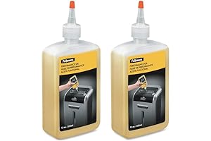 Fellowes Powershred Shredder Performance Oil, Dual Pack, 12 Oz Value Pack