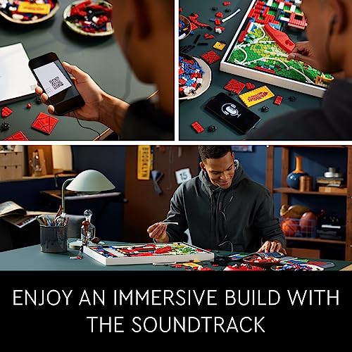 Image of LEGO Art The Amazing Spider-Man 31209 Build & Display Home Decor Wall Art Kit, Nostalgic Super Hero Gift for Adults or Back to School Gift for Teen Spider-Man Fans