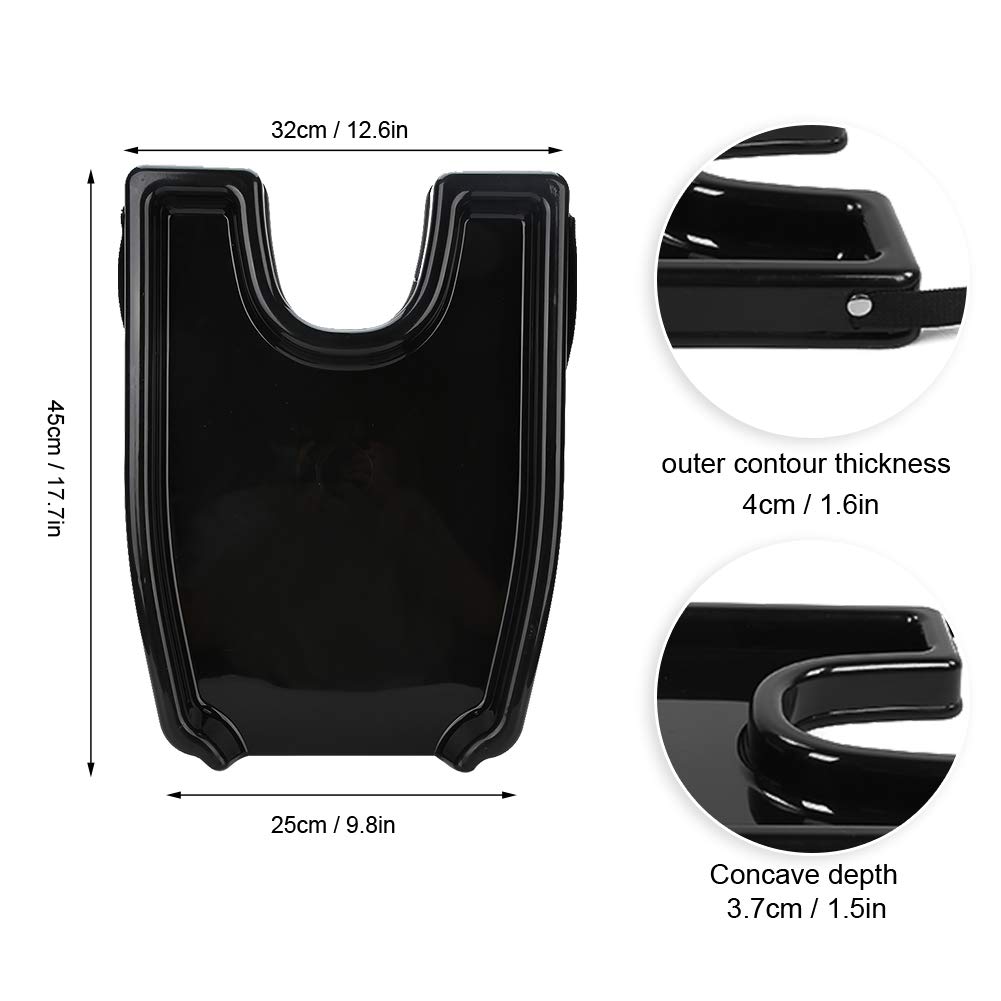 Bandeja de champú Lavabo de salón móvil Herramientas para lavar el cabello Lavabo portátil para el hogar para mujeres embarazadas que lavan el cabello en la cama y en el hogar(Negro)