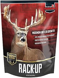 Evolved Habitats Rack-Up Trophy Class 6 lbs Powder Mineral Deer Attractant - Year-Round Long-Lasting Mineral Lick Food Supplement for Deer - Mineral Site Activator