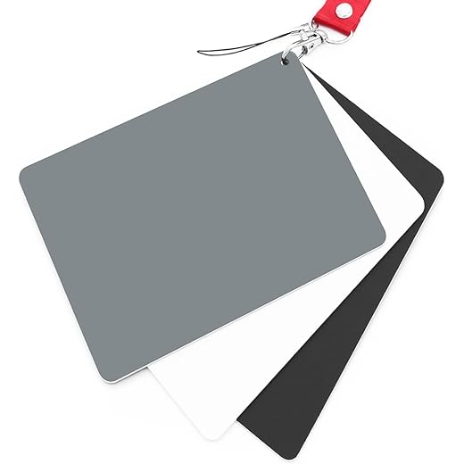Anwenk Grey Card White Balance Checker