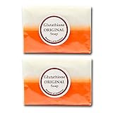2 Bars Kojic Acid and Glutathione Dual Whitening / Bleaching Soap - 4 Ounces Per Bar