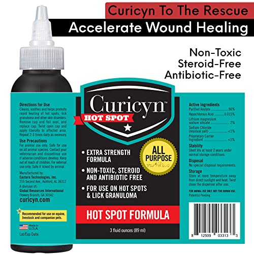 Hot Spot Formula Extra Strength Hot Spot Treatment for Dogs and Cats  Soothing Anti Itch Relief for Lick Granuloma Dermatitis and Rash Eases Skin Irritation with Hypochlorous Acid 3 Oz  Cucciolini Doodles Hot spot formula extra strength hot spot treatment for dogs and cats  soothing anti itch relief for lick granuloma dermatitis and rash eases skin irritation with hypochlorous acid 3 oz   cucciolini doodles