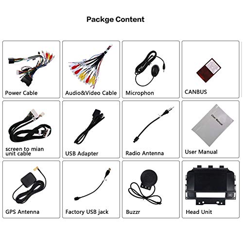 ZWNAV Andriod 9.0 Autoradio Sat Nav Navigation GPS pour Opel Opel Holden Astra J 2010-2016 Soutien Europe 49 Carte de… - Image 8