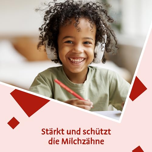 Odol-med3 Zahnpasta Milchzahn, für gesunde Milchzähne bis 6 Jahre, 50ml, Odol-med3 Zahncreme für Kinder besteht zu 95% aus Inhaltsstoffen natürlichen Ursprungs.