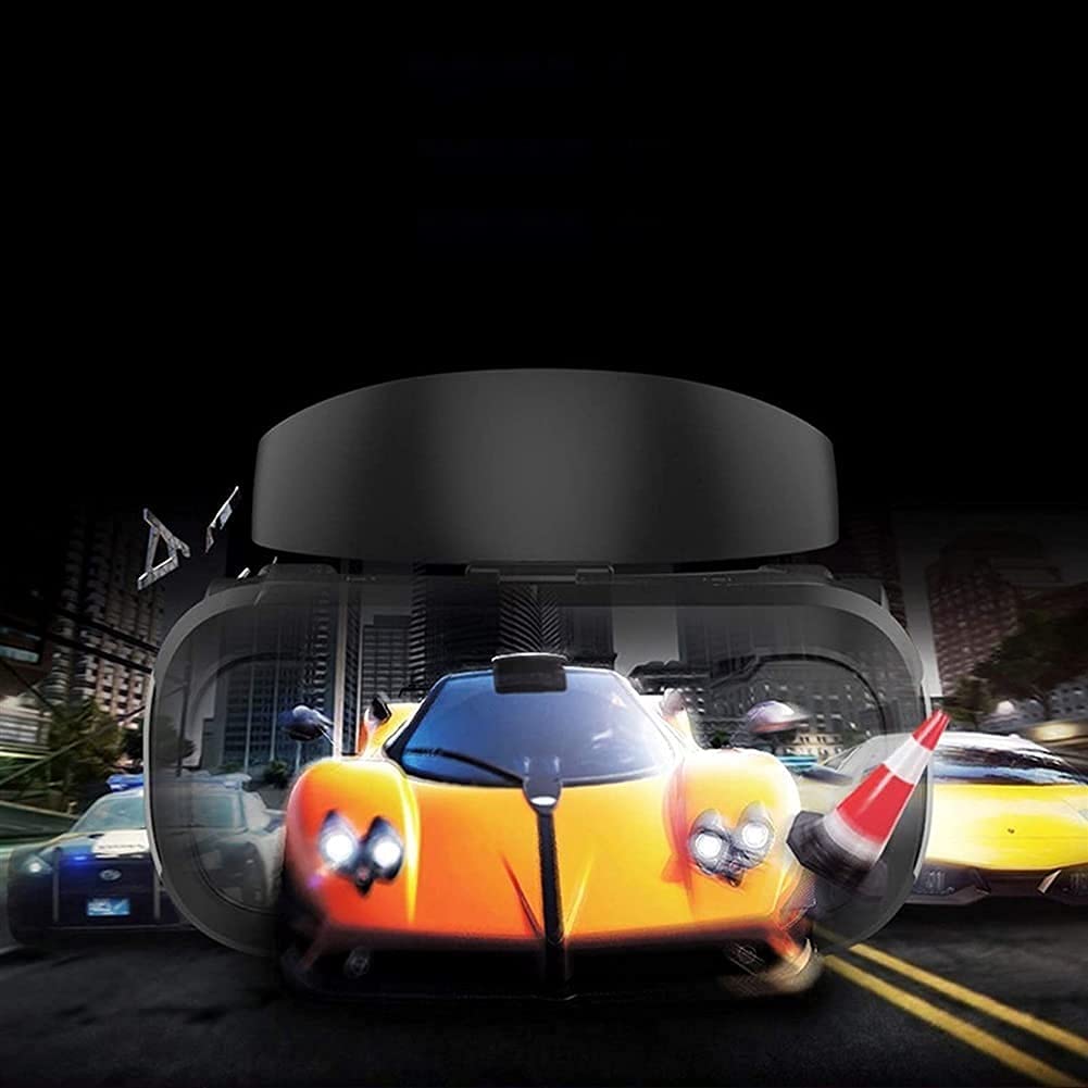 VR Headset VR Headset with Wireless Headphones Virtual Reality Headset for VR Videos Games 3D Movies Compatible with iOS and Android Smart Phones Gift for Kids and Adults