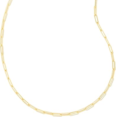 Kendra Scott Courtney Paperclip Necklace, Fashion Jewelry for Women