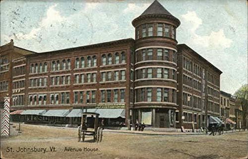 Avenue House St. Johnsbury, Vermont VT Original Antique Postcard