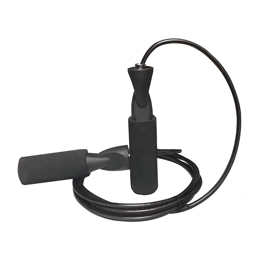 滑り止めハンドル付き縄跳び トレーニング用 なわとび フィットネス 長