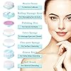 Electric Facial Cleansing Brush 7 in 1 - Fabuday Face Skin Spin Brush for Deep Cleansing, Gentle Exfoliating, Blackhead Removing and Massaging, Battery Operated Facial Cleanser Brush