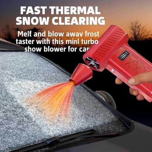 Wartleves Mini Turbo Snow Blower Review