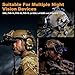 LOOKDNDS J Arm Dovetail Mount PVS-14 NVG Mount J-Arm Night Vision Scope Metal Helmet Mount J Arm Bracket Compatible for Helmet Night Vision Goggles All Models of PVS 14 FDE