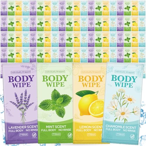 ShowerPill Hustle Clean Body Wipes, Unscented, Removes Sweat, Dirt and Body Odor, 10 Wipes per Pack, Set of 3