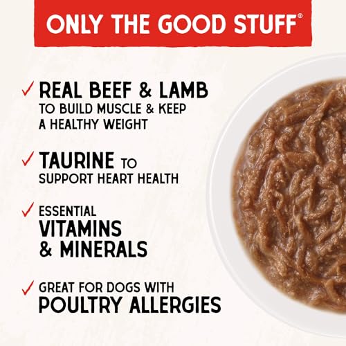 Stella & Chewy's Grass Fed Beef & Lamb Shredrs - Premium Dog Food Pouches - Perfect For Picky Eaters - 24 Pack, 2.8oz Each - image 3