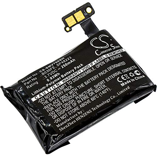 Ejjinenbby Replacement Battery Compatible for Gear 1 SM-V700 (250mAh/3.7V), B030FE SP48223 GH43-03992A Battery