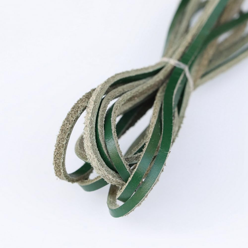 Corda Di Cuoio 2-5 Metri Corda Perizoma Tonda In Pelle Di Mucca Corda - Foto 6