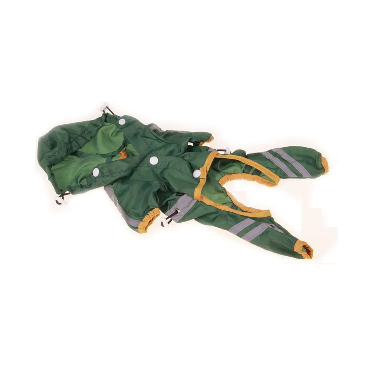 Garneck Dog Rain Coat Pet Rain Jacket PVC Rainwear Waterproof Breathable for Medium Dogs Puppies