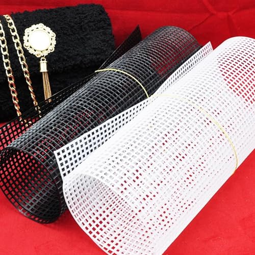 Image of 7 PCS Plastic Canvas Sheets, 6 Count Plastic Mesh Sheets for Embroidery, 9.84 x 13 Inch Eye Mesh for Embroidery, Knit Crochet Projects, DIY Handicraft, Make Dividers