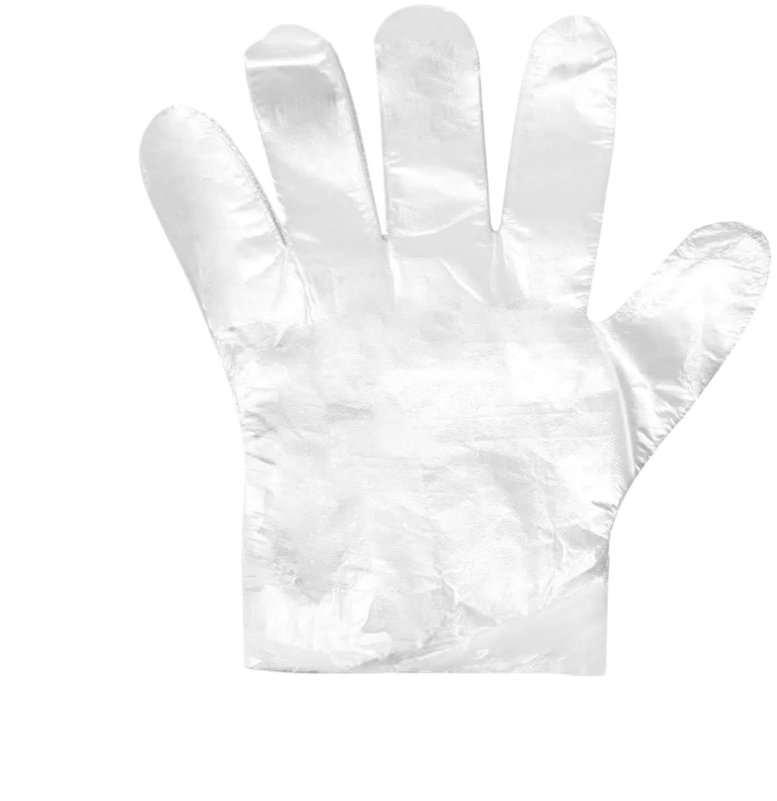 Guanti di plastica usa e getta 400/800/1000 pezzi mano trasparente per pulizia utensili da cucina (1000 pezzi)