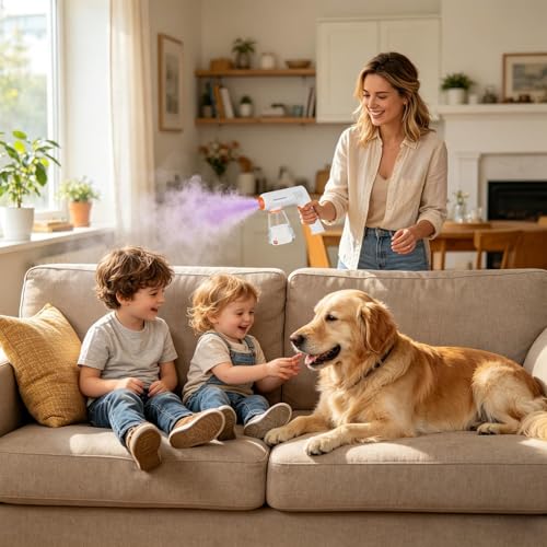 Outil Atomiseur Électrique 420ml avec Pulvérisateur Désodorisant de Canapé et Tapis - 3