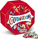 Celebrations, Caja Mezcla de Chocolatinas Mini, Variedad de Sabores, Ideal como Regalo, Chocolate Halloween (196g)
