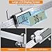 Neoteck 8 inch Digital Caliper Vernier Caliper Stainless Steel LCD Display Digital Caliper Measuring Tool with Fraction/Inch/MM Conversion Used for Inside and Outside Diameter,Depth,Step Measurement