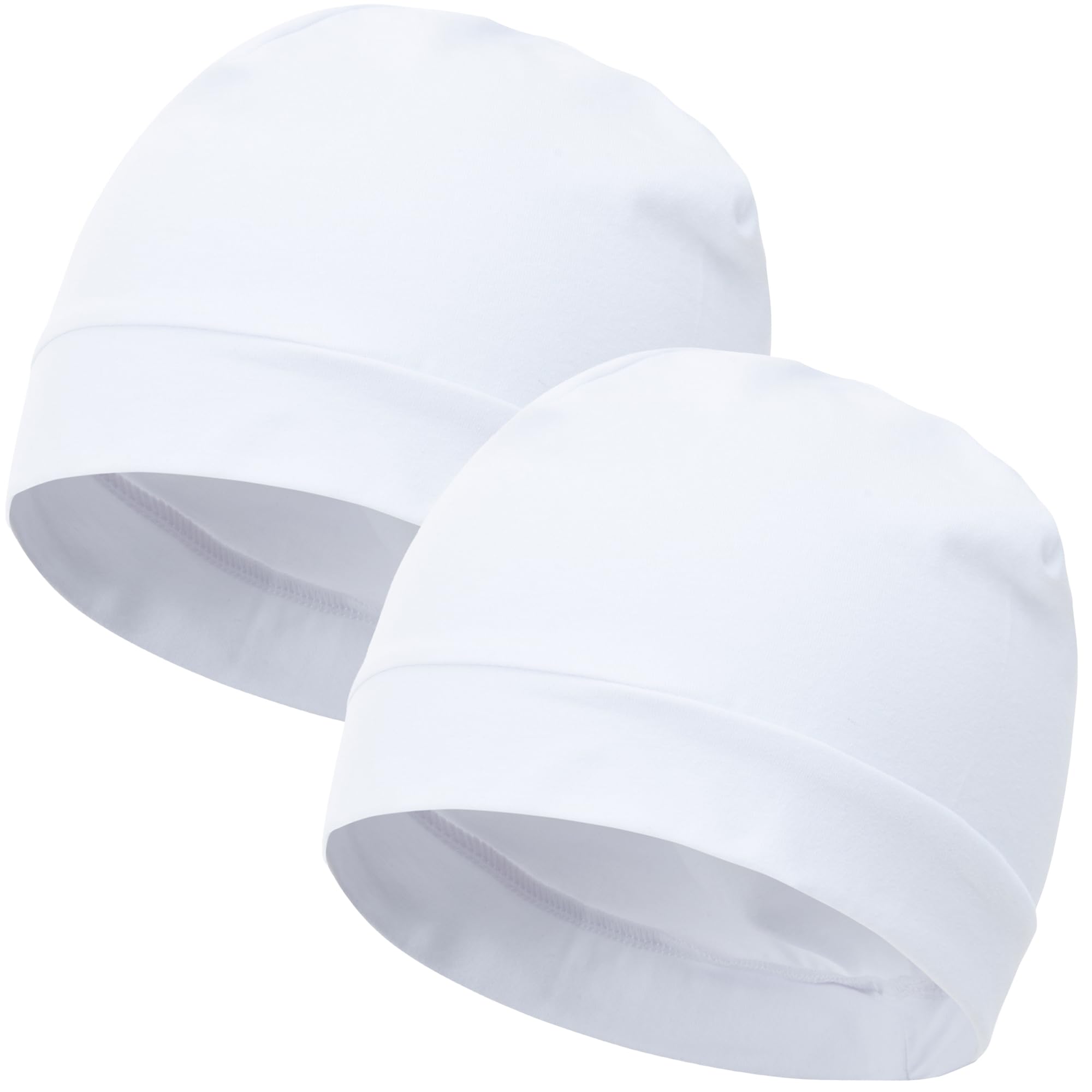 vidsel 100% Cotton Skull Caps Beanie Night Cap Sleep Hats for Men Women