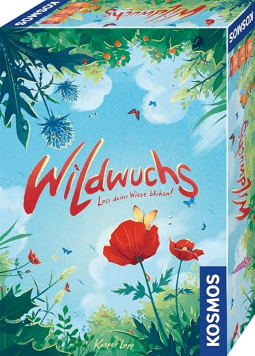 Kosmos 684693 Wildwuchs, Baue die größte Wildblumenwiese, Brettspiel für 2-5 Personen ab 10 Jahre, Gesellschaftsspiel