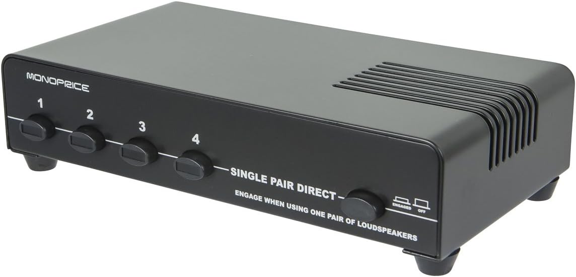 Speaker Selector With Volume Control 4-Channel 109995