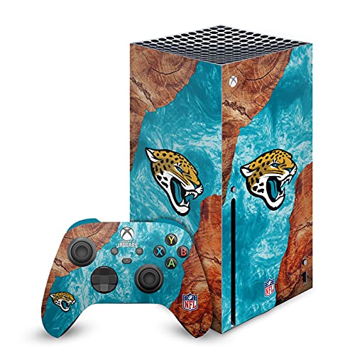 Xbox Series X skin NFL Jacksonville Jaguars personnalisation salon et espace gaming