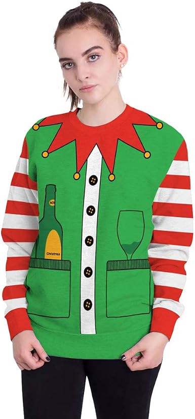 Amazon.com: Sudaderas de manga larga para mujer, camisas de Navidad con  estampado de cereza, camisas para adolescentes, chicas, casuales, bonitas  blusas : Ropa, Zapatos y Joyería