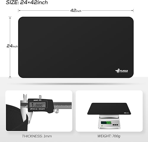 Miniatura 7 de FLASLD Hearth - Alfombras resistentes al fuego, 24 x 42 pulgadas, para parrilla de gas, resistente al fuego, resistente al calor, antiadherente,