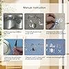 Shackcom Adesivi Murali 3D Specchio 12pcs Fiori Specchio Adesivo da Parete Acrilici Rimovibili Decorazioni da Parete DIY per Camera da Letto Soggiorno-Argento #5