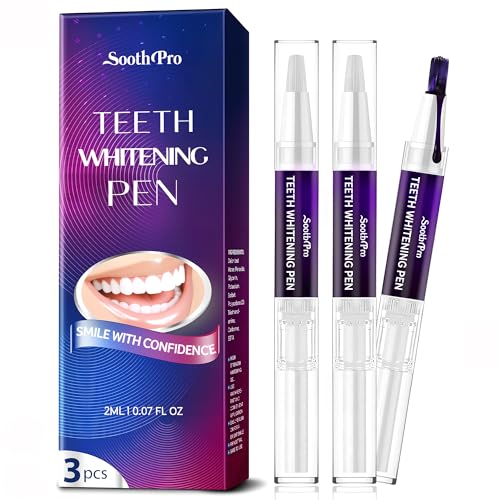 SoothPro Purple Teeth Whitening Gel: Tooth Stain Remover and Coffee