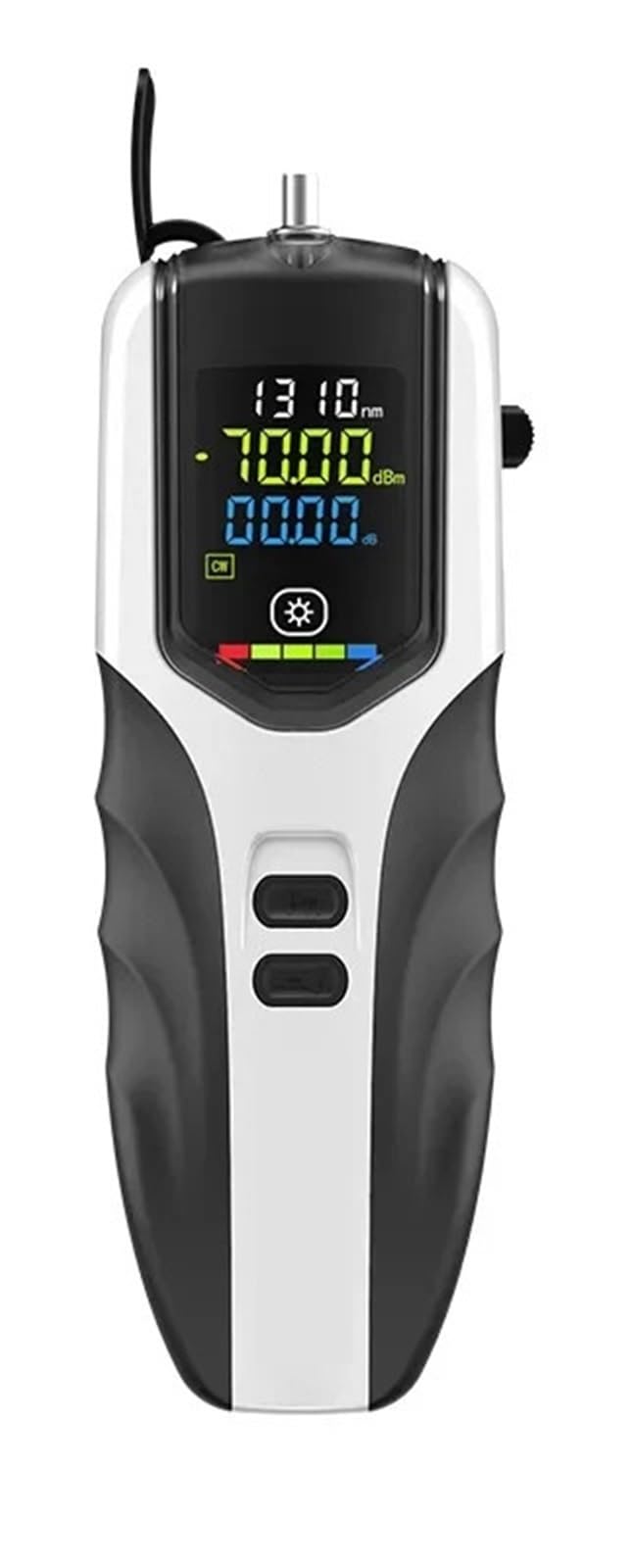 Medidor de potencia óptica, miniprobador de fibra con carga LED -70~3 dBm