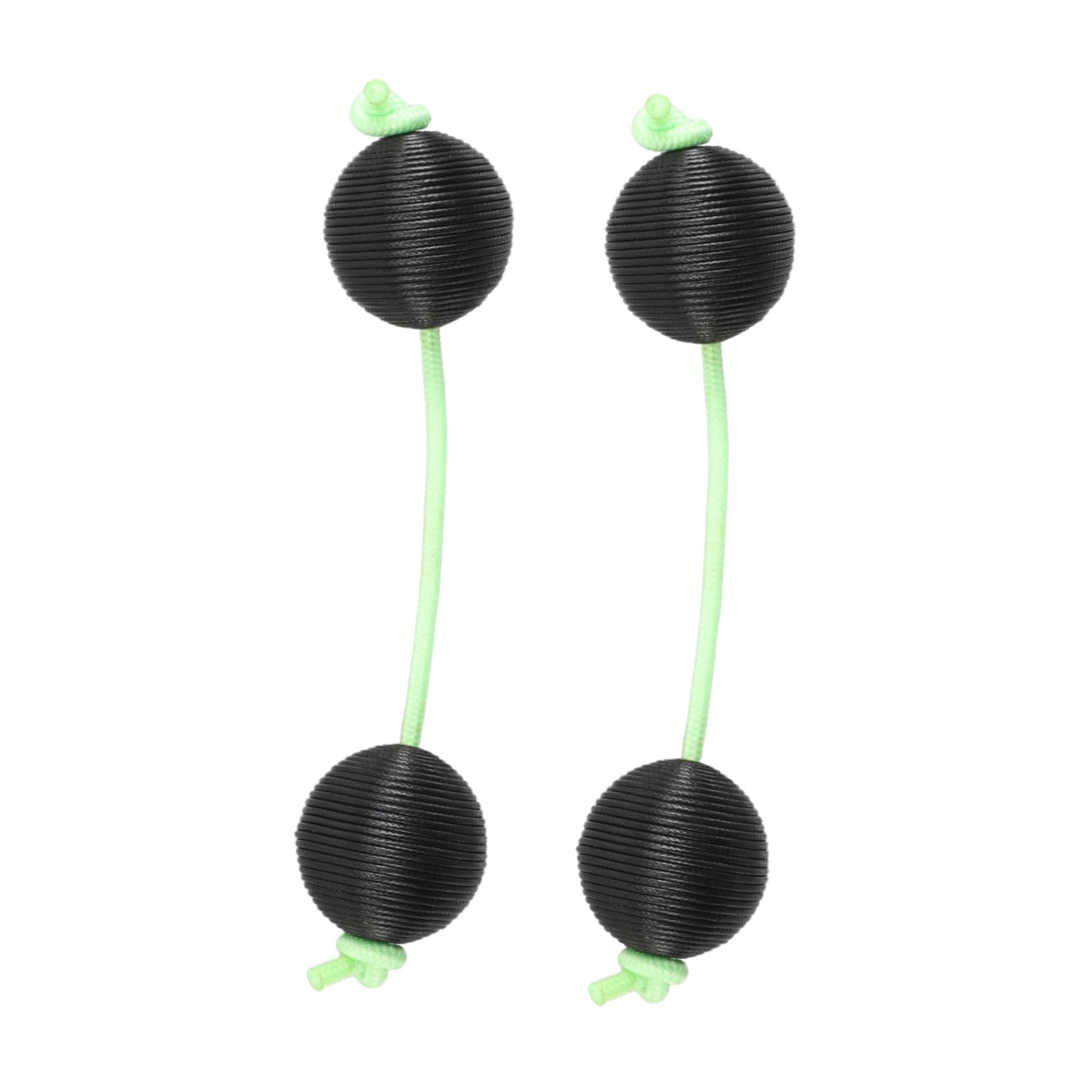 BESTonZON 1 Pair Woven Design Egg Shakers Soft Sound Percussion Instruments for Boys and Girls and Adults Music Eggs Shakers Portable Musical Instruments