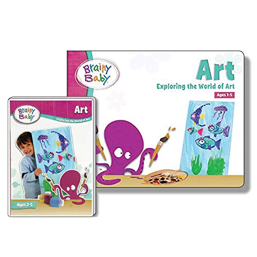 Brainy Baby Art DVD and Art Board Book: Exploring The World of Art Deluxe Edition