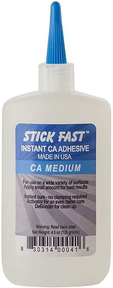 Rockler Cyanoacrylate Quick-Set Medium Adhesive, 4 oz Bottle
