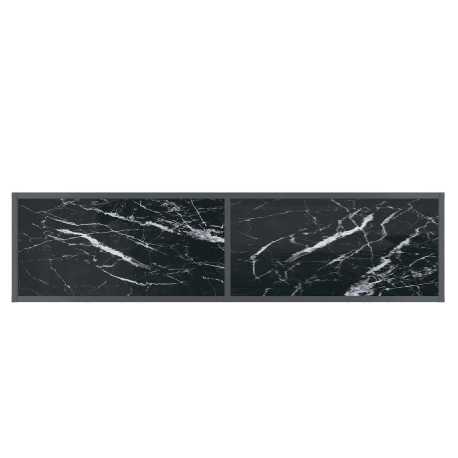 Lechnical Consoletafel consoletafel ingangstafel consoletafel ingang console salontafel ingangsttafel consoletafel zwart 180 x 35 x 75,5 cm van gehard glas