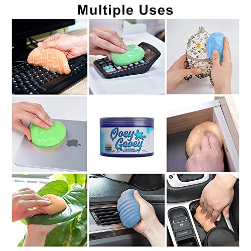 Carx Ooey Gooey Cleaning Gel For Cleaning Car Interior - Perfect Keyboard Cleaner Gel To Make Your Car Shine - Auto Interior Cleaner - 7 Oz (Clean Linen) #TOP4
