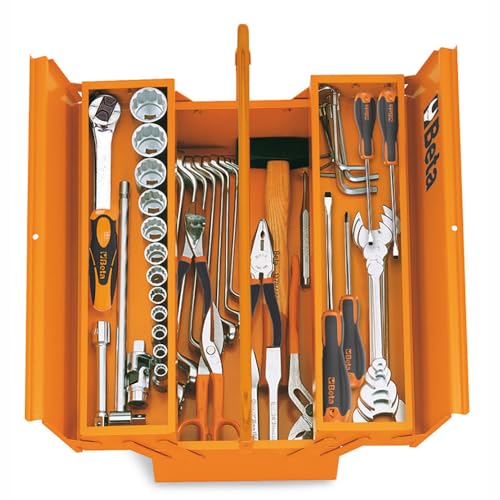 Boîte à outils métallique Beta C19 avec 3 compartiments déployables
