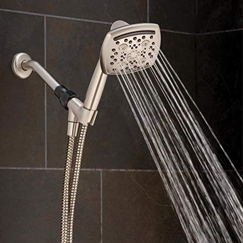 Oxygenics Marvel Brushed Nickel 6-Spray Handheld Shower - Thumbnail 2